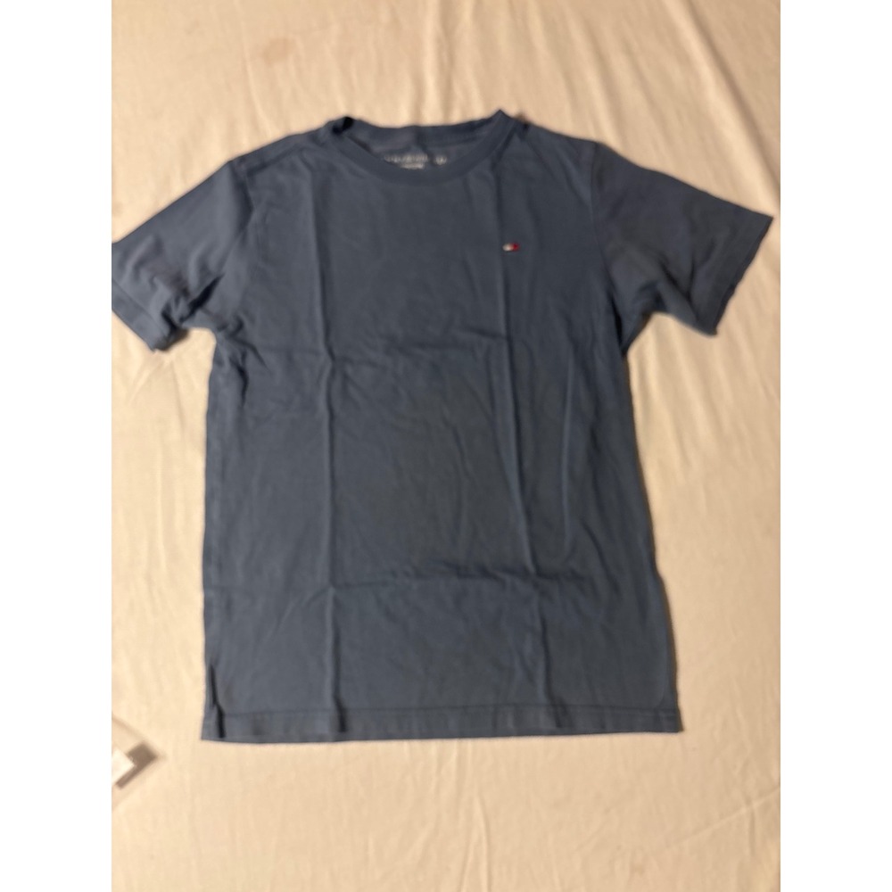Tommy Hilfiger T-Shirt‎ Boys Medium 12/14 Blue  Short Sleeve Logo Tee